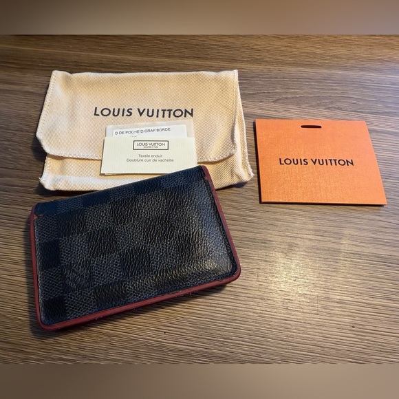 Louis Vuitton | Bordeaux Damier Graphite Canvas Pocket Organizer Wallet - Picture 1 of 7